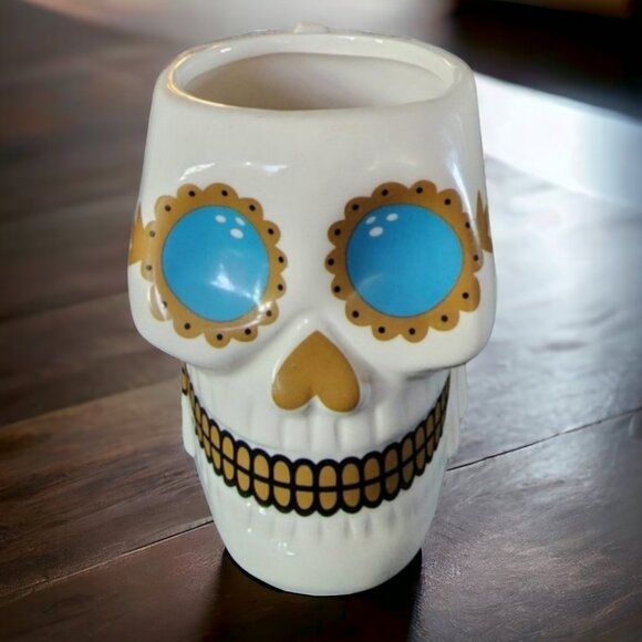 BOLERO Sugar Skull Day of the Dead Mug - Picture 1 of 5